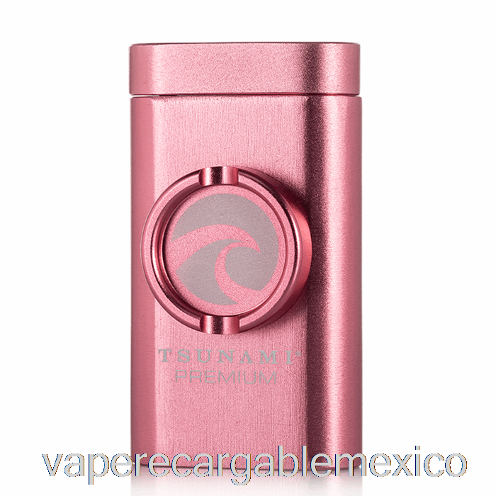 Vape Recargable Tsunami Dugout Y Molinillo Rosa